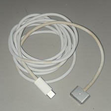 USB-C to MagSafe 2 Braided Cable White/Silver for Apple MacBook Pro