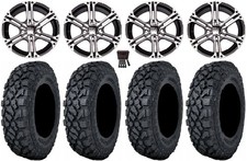 Itp Ss212 14 Wheels Machined 28 Klever Xt Tires Honda Pioneer Itp Ss212 14 Wheels Machined 28 Klever Xt Tires Honda Pioneer