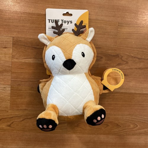Jmle Tuff Toys Designed To Last Tender-Tuffs, Reno Squeaker 10” - Picture 3 of 5