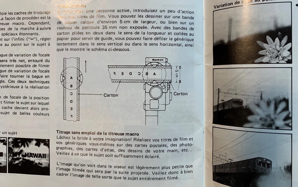 Mode emploi camera S8 sankyo SOUND xl-620 SUPERTRONIC  operation manual FRANCAIS - Image 4 of 4