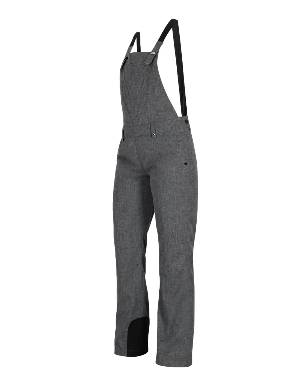 Obermeyer Women's Malta Bib Overalls, Charcoal, Size 8, Ski and Snow Wear