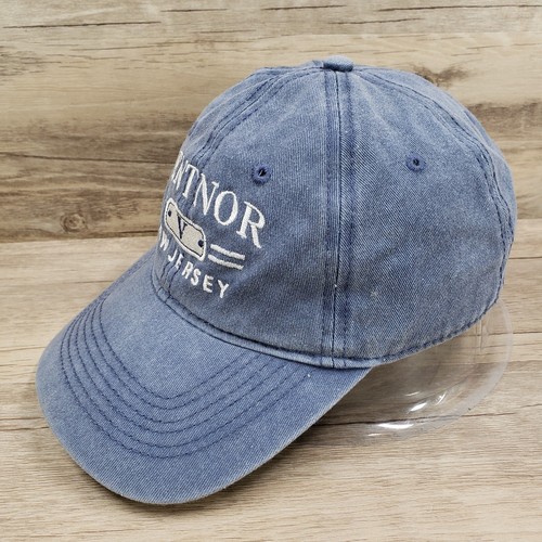 Ventnor New Jersey Hat Cap Strapback Triangle Blue Cotton Spell Out Adjustable - Picture 5 of 7