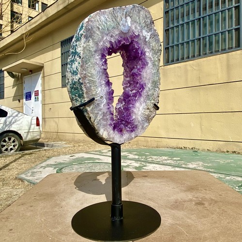8.57LB Natural Amethyst Mineral crystal Hand cut like crystals specimen - 第 1/16 張圖片