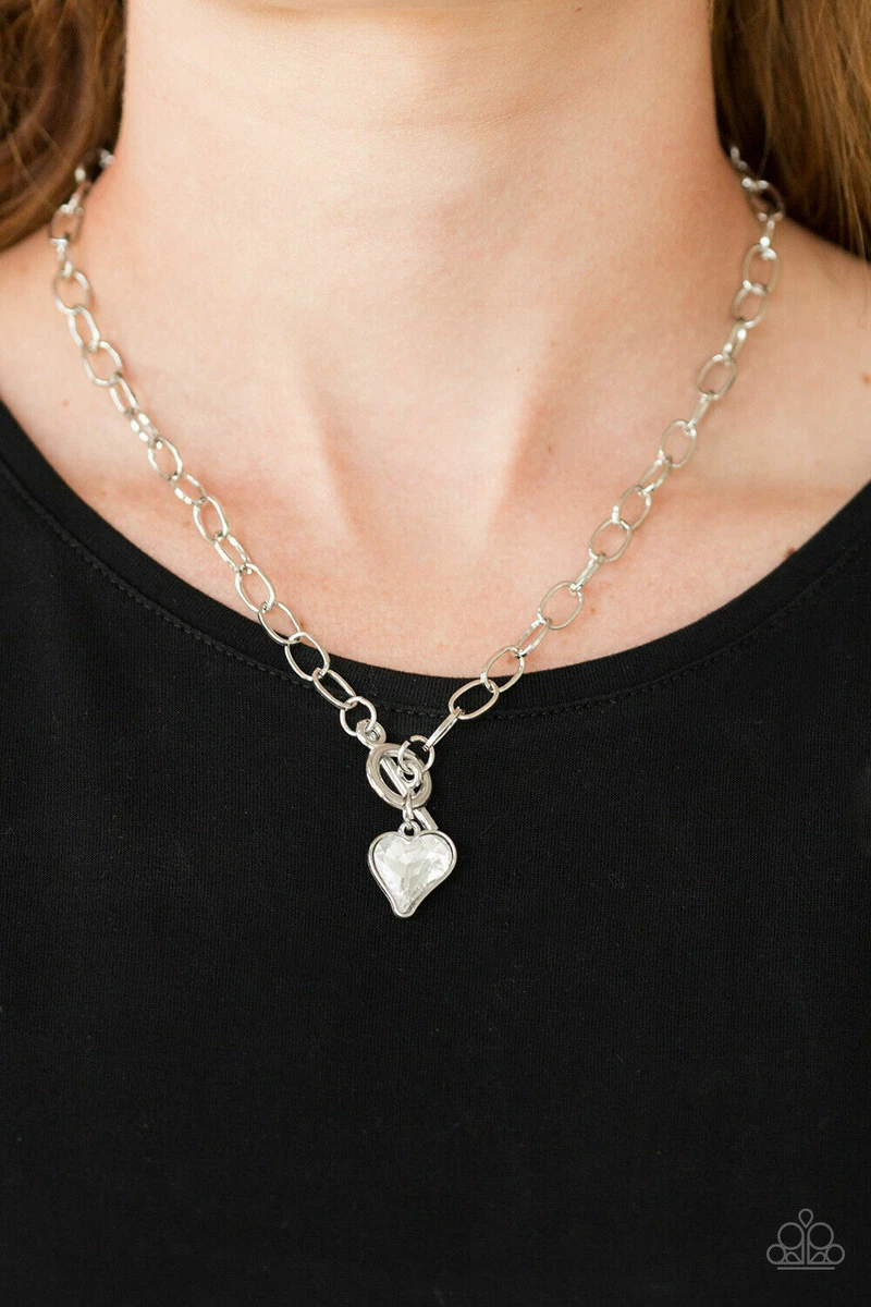 Paparazzi heart toggle necklace sale