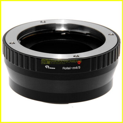 Adapter for Rollei QBM lenses on Micro 4/3 cameras. MFT adapter ring
