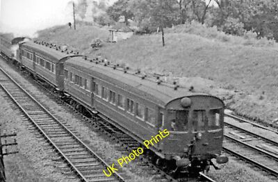 Foto 6x4 Gloucester - Chalford Double-Set Auto-Train bei Haresfield, 19 um 1956