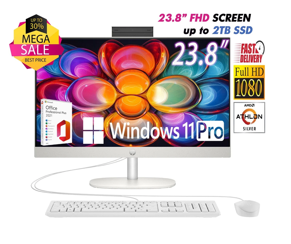 AMD Athlon Windows 8 GB RAM 3.50-3.99 GHz Processor Speed Desktops