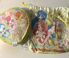 Glitter force Healin' Good Precure Cushion Girls Toy Bag Pretty Cure 7.8" Rare