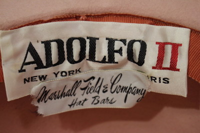 Chapeau Vintage Adolofo II - 100% Laine Rose - Taille Unique - Fedora - Excellent état
