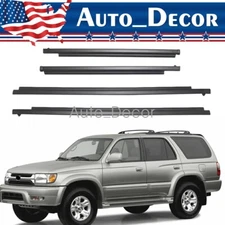 For TOYOTA 4RUNNER 96-02 Door Glass Belt Outer Molding Weatherstrip Set of 4 US