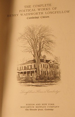Henry Wadsworth Longfellow - Complete Works - Cambridge Edition von 1922 
