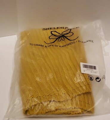 Luxurious warm  winter snood (infinity scarf) - 100% handwork Unisex mustard 