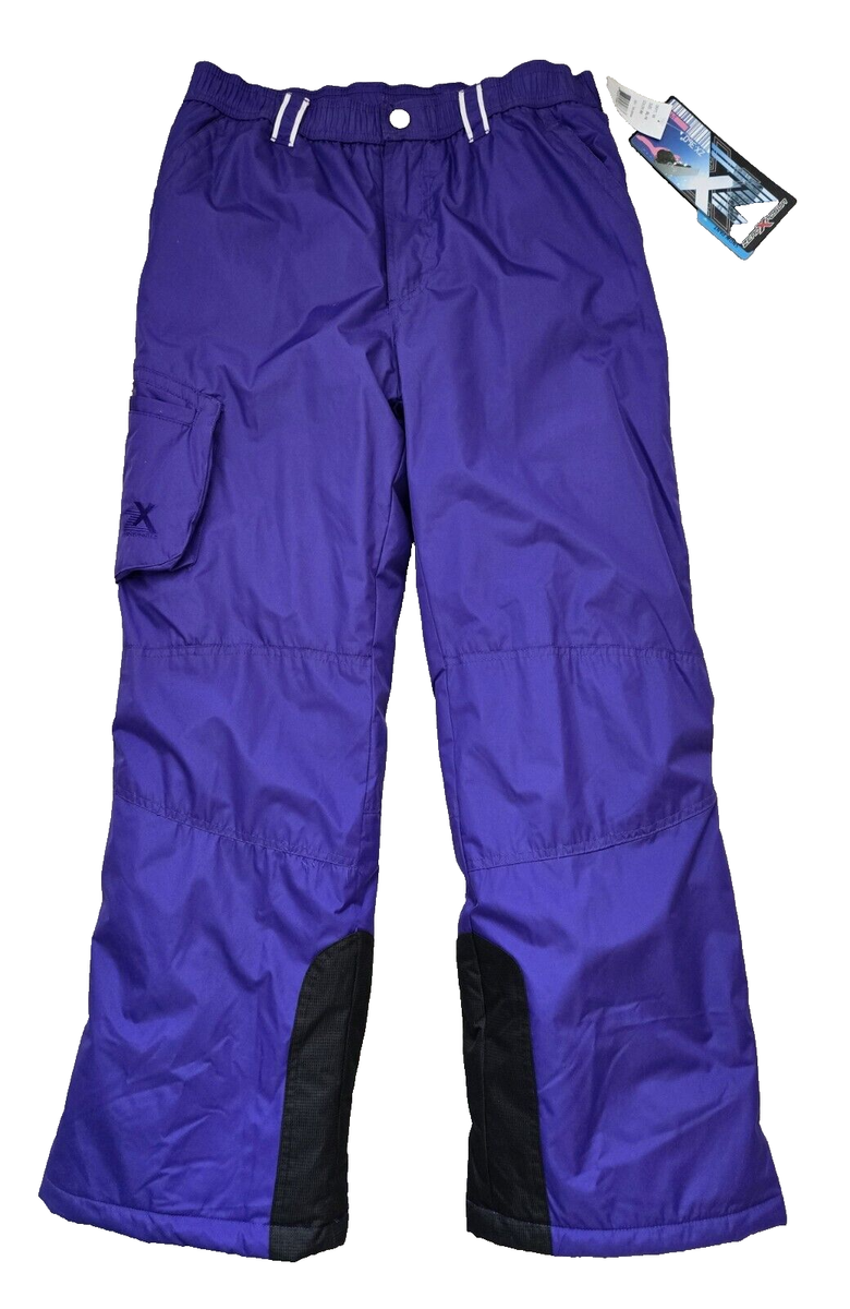Zeroxposur ZX-360 1998 Snow Pants Girls XL 16 Purple Elastic Waist
