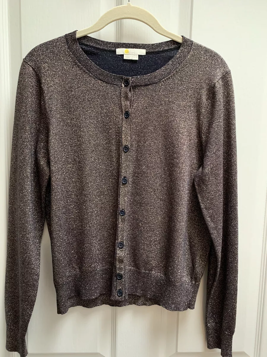 Gold cardigan hotsell sweater