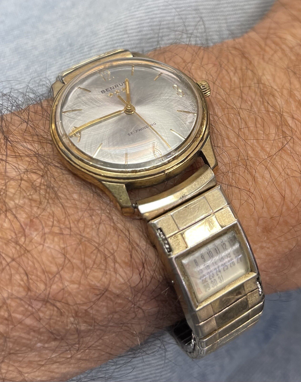 Benrus Reference 7021 Automatic With Engine Turne… - image 4