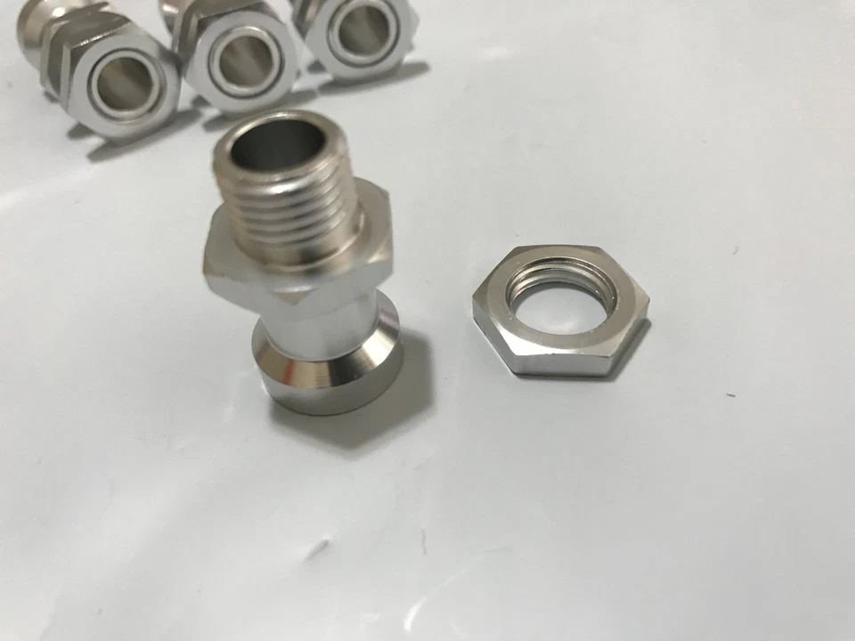 HD OFNA 17mm Hex / Hub Adapter Wheel Extensions Silver - Image 2 of 3