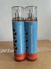 2 Bath Body Works Whipped Coconut Milkshake Fragrance Mist Spray 8 oz