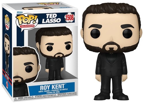 Ted Lasso- Roy Kent Schwarz Suit 9.5cm Pop Fernseher Vinylfigur Funko 1508 - Bild 1 von 3