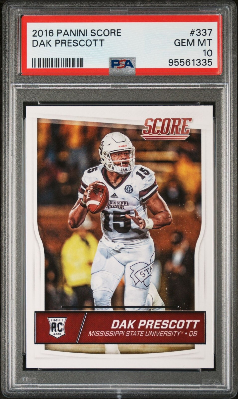 PSA 10 - 2016 Score - Rookies #337 Dak Prescott (RC) - *TEXCARDS*