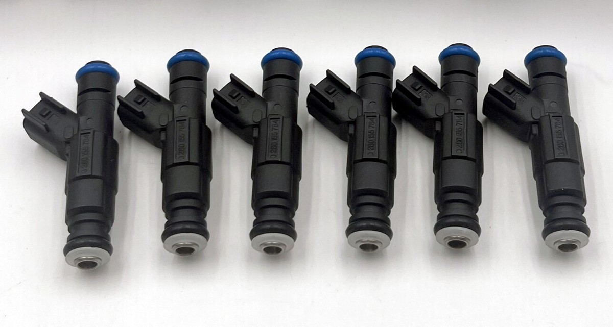 Bosch 4-hole Injectors 0280155784 Remanufactured 1999-2004 6-Upgrade Bosch 4-Hole Fuel Injectors For 1999-2004 Jeep 4.0L - Replaces OEM 0280155784, Remanufactured With New Seals EV6 23lb 230cc Injectors - Foto 12