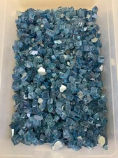 Blue Reflective Fire Glass, Gas Fireplace, Gas Fire Pits, landscape