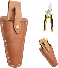 Leather Sheath for Scissors, 1Pack Leather Sheath Tool Holsters, Garden Prune...