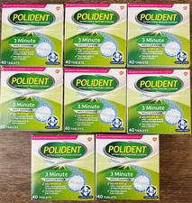 Polident 3 Minute Denture daily Cleanser, 400 count, exp:04/30/2027.
