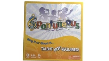 Spontuneous The Song Game Board Game Music Family Party 4-10 Players Ages 8+