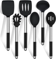 KüChenhelfer Set, Haware 6 StüCk Silikon KüChenutensilien KochlöFfel Set Mit Ede