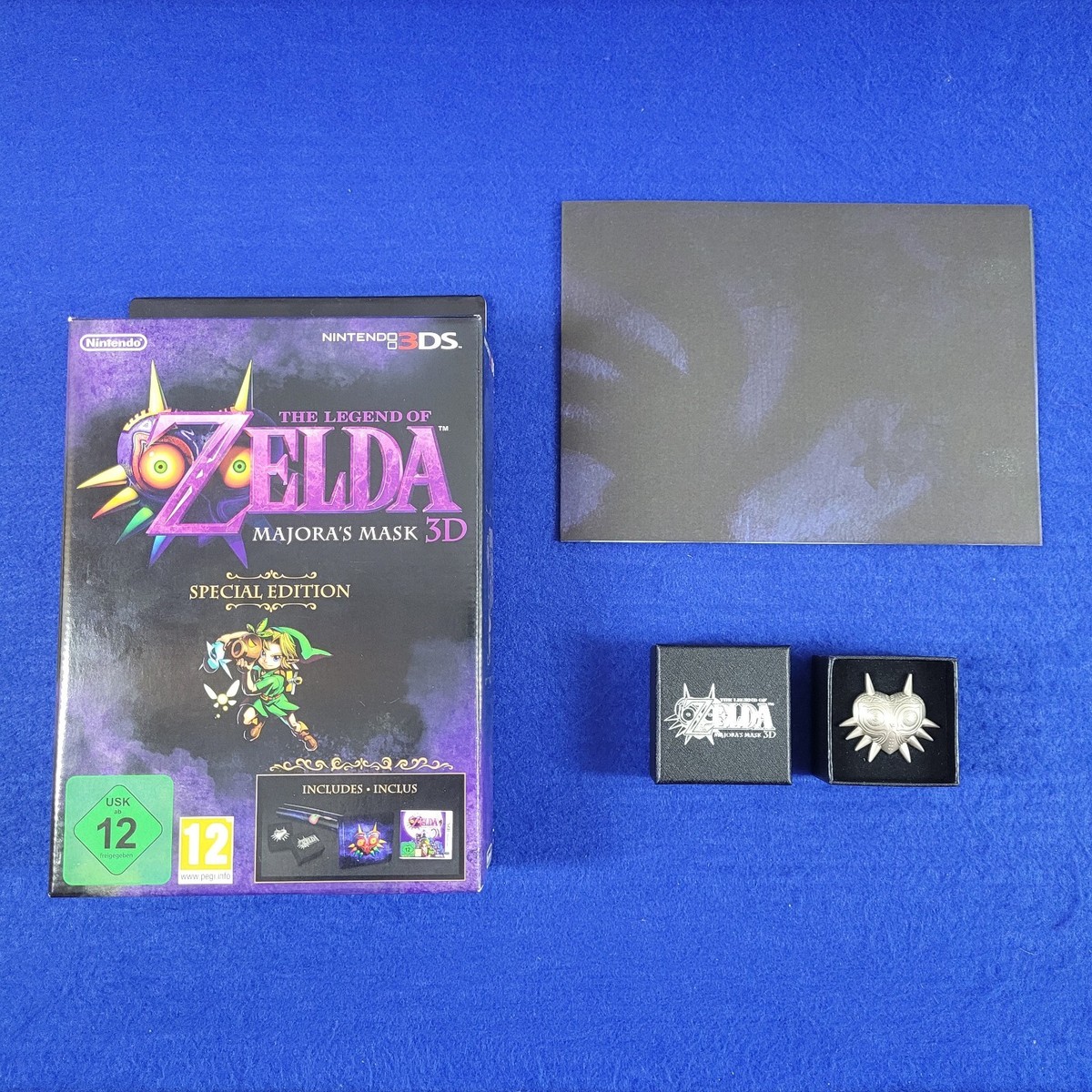 ZELDA Majoras Mask OUTER BOX/POSTER/PIN BADGE ONLY Legend Of