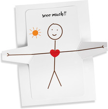 Funny Mothers Day Card for Mom from Son, Daughter, Kid, for Wife from Husband, H