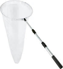 Butterfly Net with 16" Ring, 36" Net Depth, Handle Extends to 36 Inch