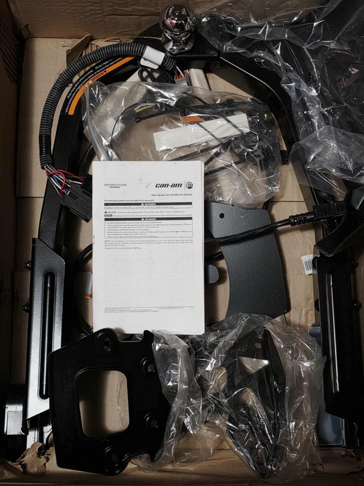 Kit de enganche de remolque y modelo de control BN/Can-Am Spyder ST 219400431 FABRICANTE DE EQUIPOS ORIGINALES/¡ENVÍO BAJO! Foto 2 de 3