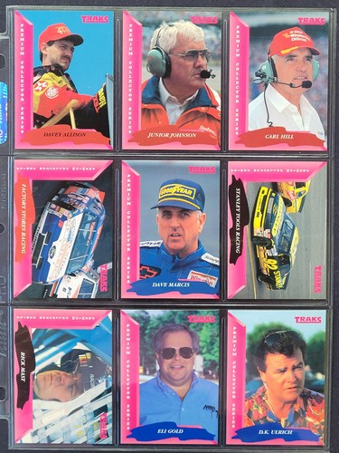 1993 Traks Complete (200) NASCAR Racing Card Set/2 Prototypes - Picture 13 of 24