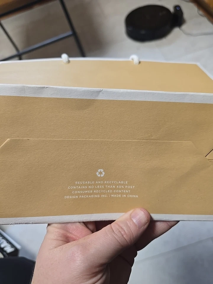 Michael Kors подлинный подпись подарок многоразовый покупки бумаги сумка с короткими ручками 8,5 «x 10» - Изображение 3 из 4