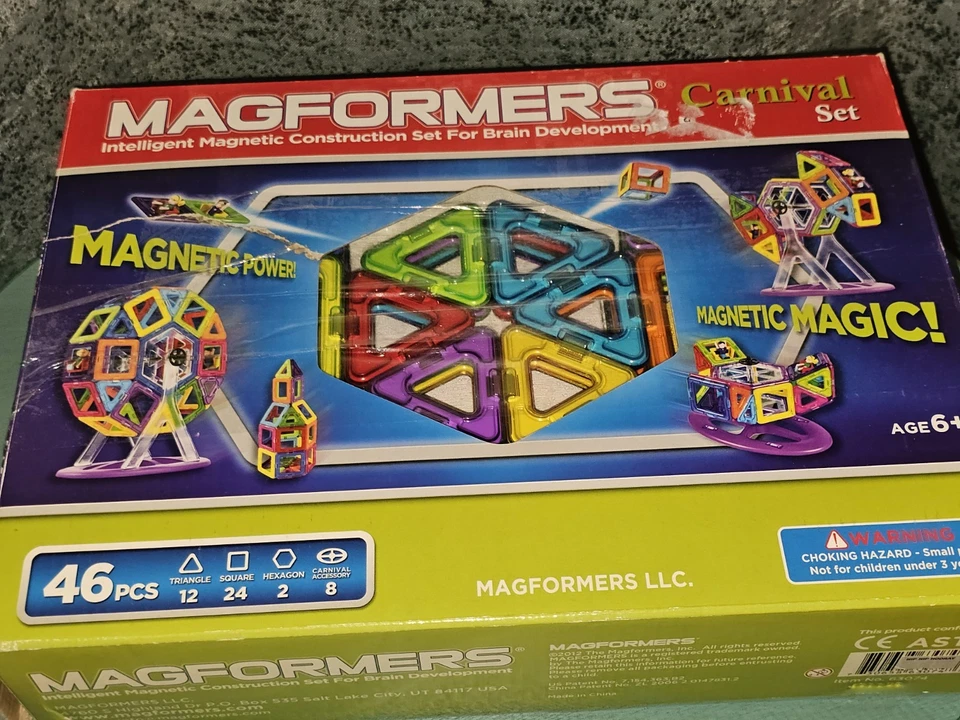 Magformers Creator 46-piece Carnival Set Toy Child Kid Creative Magnetic Nice - Image 2 of 4