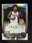 2025-26 Bowman Chrome Wesley Yates Autograph 347/499 Refractor 1st Washington