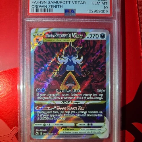 2023 Hisuian Samurott VSTAR GG52/GG70 Crown Zenith: PSA 10