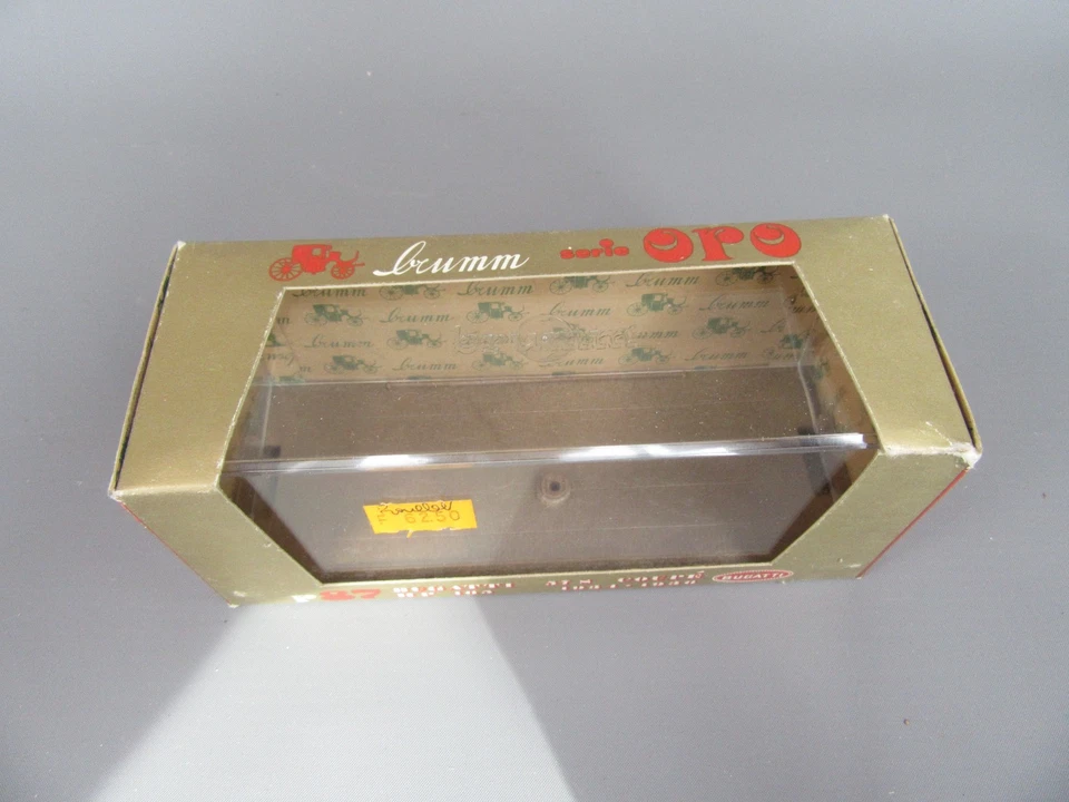 C954 Brumm R87 Italia Scatola Vuota Bugatti Tipo 57S HP 165 Coupé 1934-1936 1:43 - Immagine 3 di 4