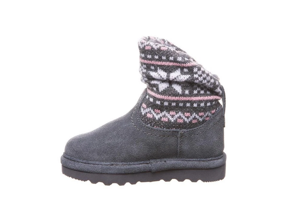 Bearpaw Botas Informales Niñas Virginia Slouchy 10 Niño Carbón 2133T Foto 2 de 3