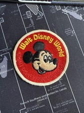 Vintage Mickey Mouse Patch Walt Disney World Productions AB3