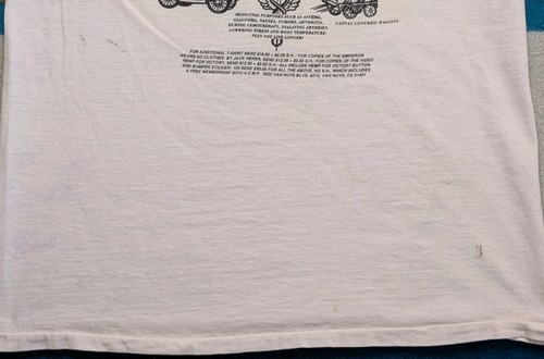 Vintage Hemp For Victory Tour 1990 Shirt Marijuana Weed Single Stitch USA Large - Picture 10 of 10
