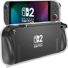 Nintendo Switch 2 2025 Protective Cover Ergonomic Grip TPU Shell - Clear