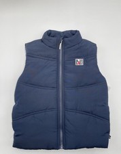 NWOT Boys Nautica Full Zip Puffer Vest Color Navy Blue Size 3T