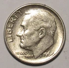 1964 P ROOSEVELT DIME in circulated condition