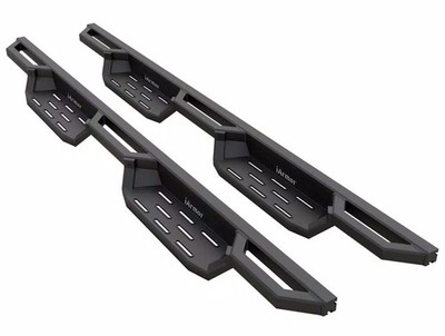 APS Black Square Tube Drop Nerf Bars Fit 2011-2025 Dodge Durango Rocker Mount