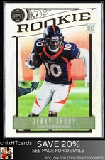 Jerry Jeudy 2020 Panini Chronicles Legacy Update Rookies Silver Denver Broncos