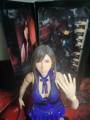 Final Fantasy VII Play Arts Kai Tifa Lockhart Dress Version new US Seller |  eBay