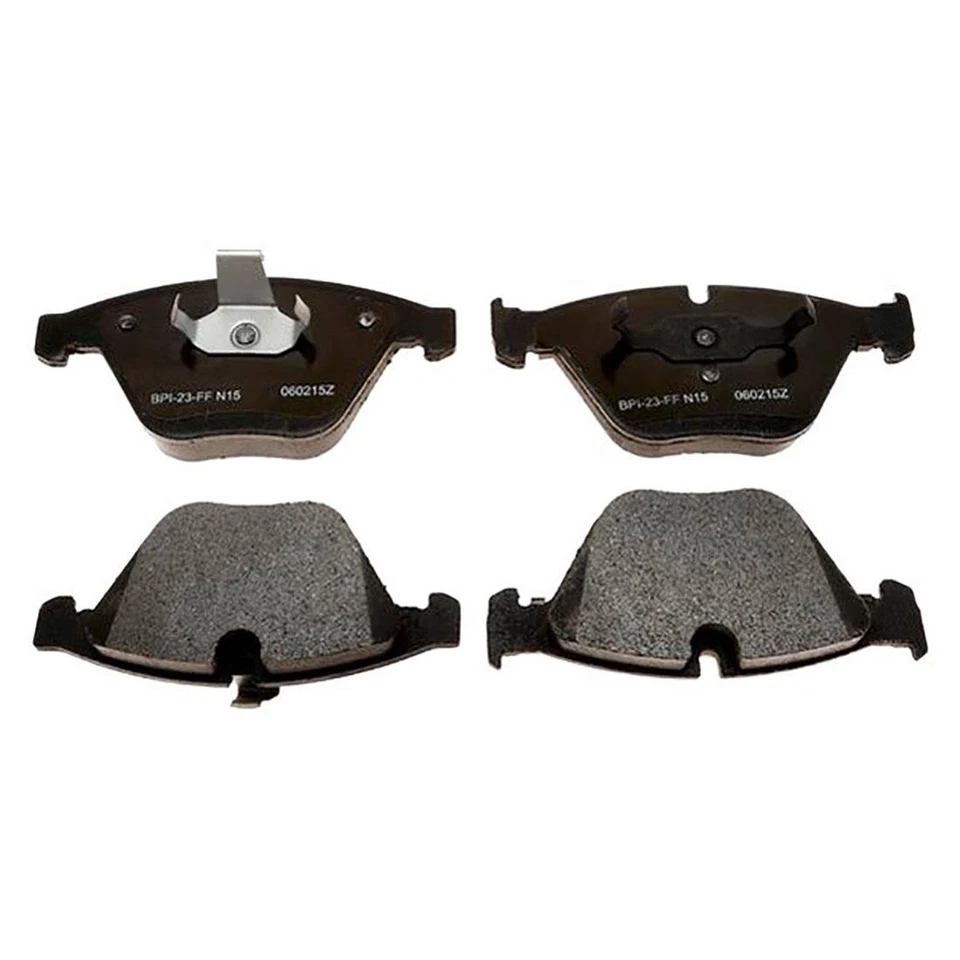 Front Kit Brake Rotors + Metallic Pads & Hardware For 2007-2009 BMW 335i - Image 2 of 4