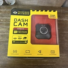 NEW! Pilot Dash Cam! 720p HD Resolution 8GB MicroSD Card WM-802 Wide Angle